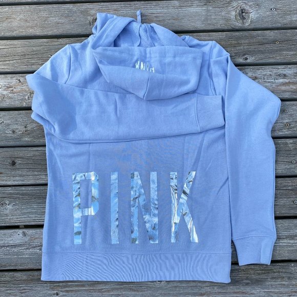 Victoria's Secret PINK Lavender Bling Perfect Zip Hoodie - Picture 3 of 16